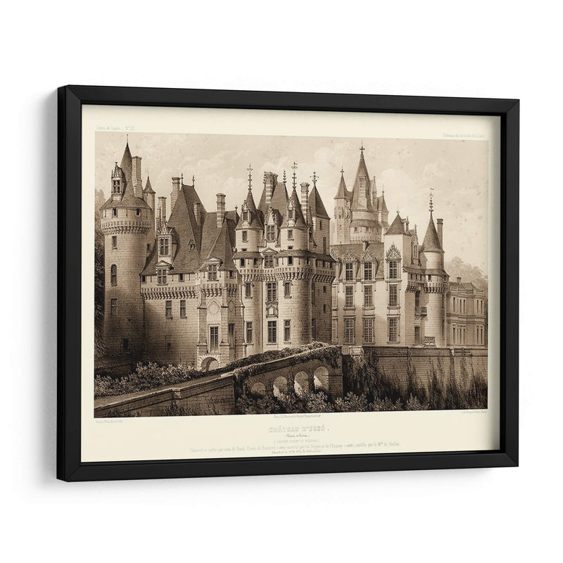 Sepia Chateaux Ii - Victor Petit | Cuadro decorativo de Canvas Lab