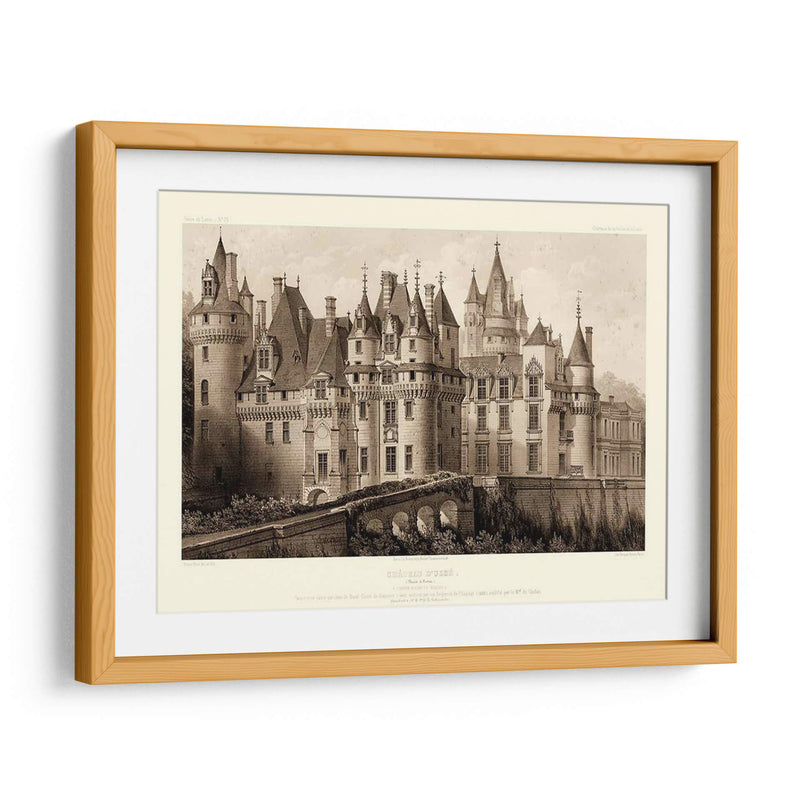 Sepia Chateaux Ii - Victor Petit | Cuadro decorativo de Canvas Lab