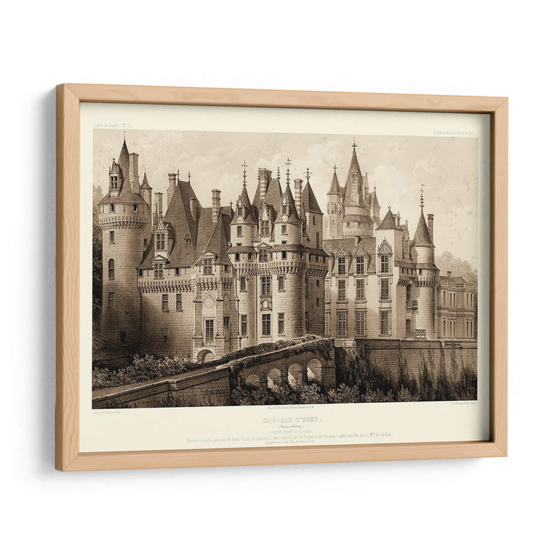 Sepia Chateaux Ii - Victor Petit | Cuadro decorativo de Canvas Lab