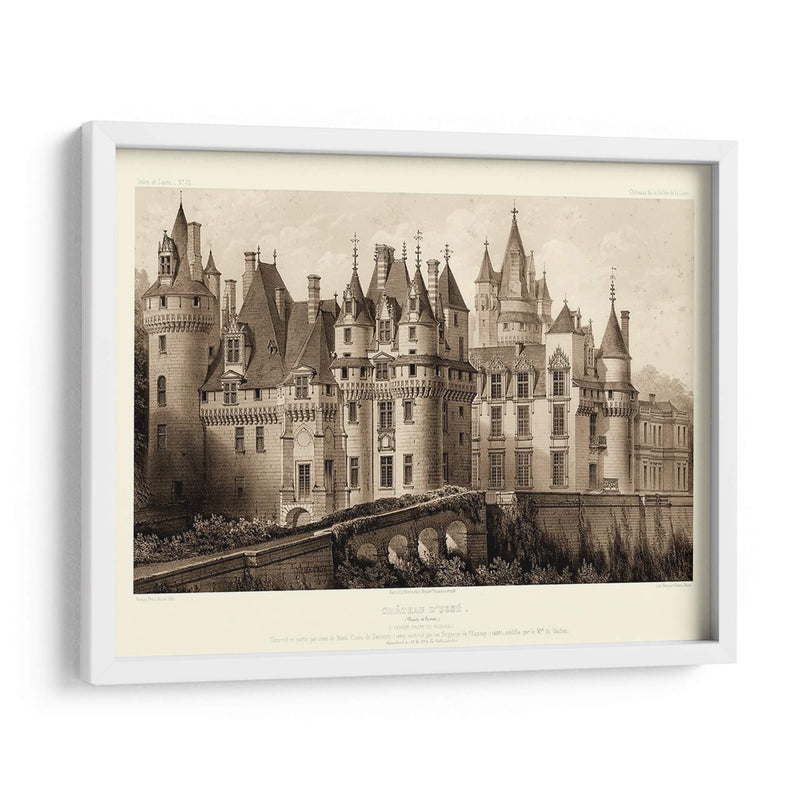 Sepia Chateaux Ii - Victor Petit | Cuadro decorativo de Canvas Lab