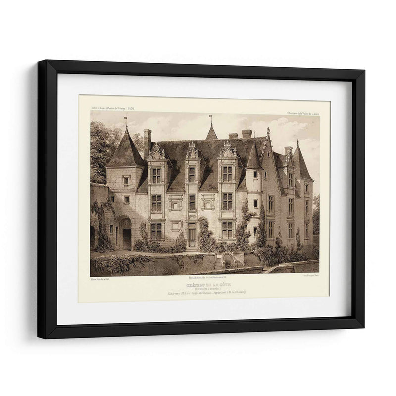 Sepia Chateaux Iii - Victor Petit | Cuadro decorativo de Canvas Lab