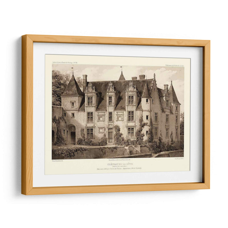 Sepia Chateaux Iii - Victor Petit | Cuadro decorativo de Canvas Lab