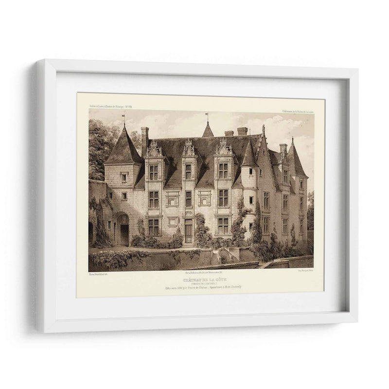 Sepia Chateaux Iii - Victor Petit | Cuadro decorativo de Canvas Lab