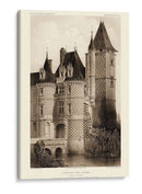 Sepia Chateaux Vii - Victor Petit | Cuadro decorativo de Canvas Lab