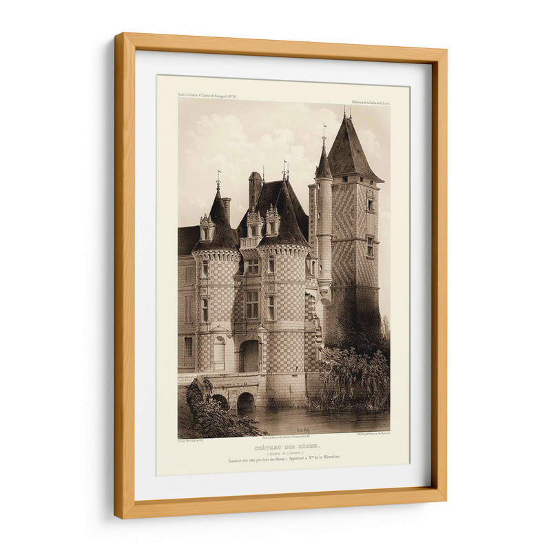 Sepia Chateaux Vii - Victor Petit | Cuadro decorativo de Canvas Lab