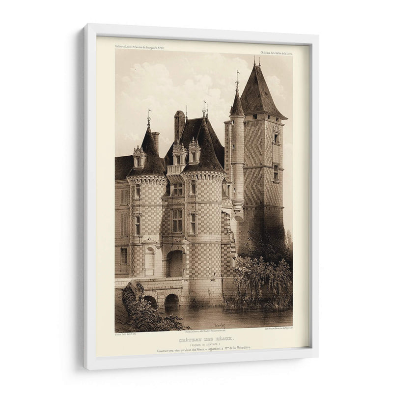 Sepia Chateaux Vii - Victor Petit | Cuadro decorativo de Canvas Lab