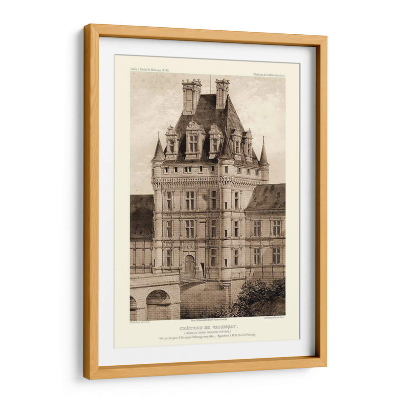 Sepia Chateaux Viii - Victor Petit | Cuadro decorativo de Canvas Lab