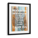 Reglas De Playa I - Nall & Skip | Cuadro decorativo de Canvas Lab