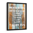 Reglas De Playa I - Nall & Skip | Cuadro decorativo de Canvas Lab