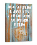 Reglas De Playa Ii - Nall & Skip | Cuadro decorativo de Canvas Lab