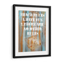 Reglas De Playa Ii - Nall & Skip | Cuadro decorativo de Canvas Lab