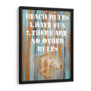 Reglas De Playa Ii - Nall & Skip | Cuadro decorativo de Canvas Lab