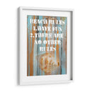 Reglas De Playa Ii - Nall & Skip | Cuadro decorativo de Canvas Lab