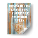 Reglas De Playa Ii - Nall & Skip | Cuadro decorativo de Canvas Lab