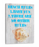 Reglas De Playa Iii - Nall & Skip | Cuadro decorativo de Canvas Lab
