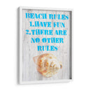 Reglas De Playa Iii - Nall & Skip | Cuadro decorativo de Canvas Lab