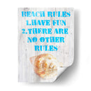 Reglas De Playa Iii - Nall & Skip | Cuadro decorativo de Canvas Lab