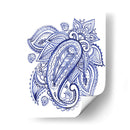 Indigo Paisley Iv - Jennifer Paxton Parker | Cuadro decorativo de Canvas Lab