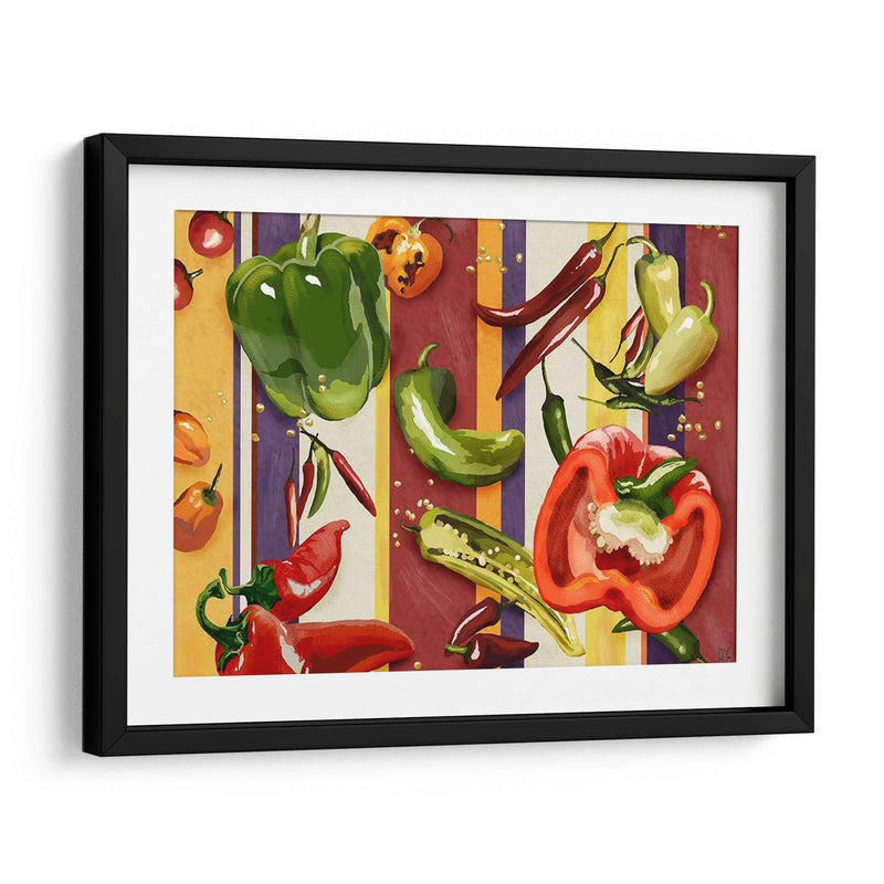 Sarape Peppers Ii - Jade Reynolds | Cuadro decorativo de Canvas Lab