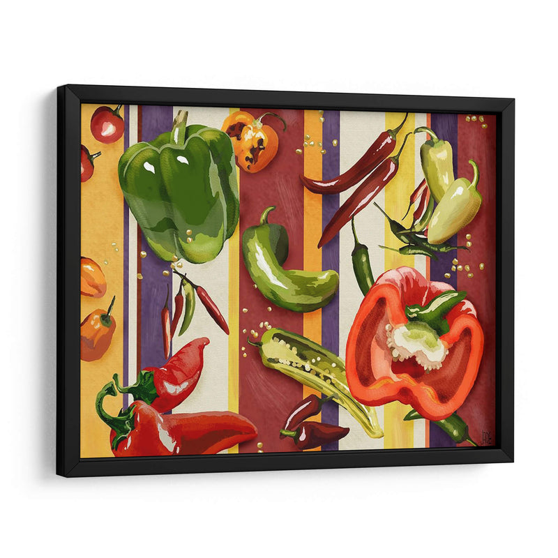 Sarape Peppers Ii - Jade Reynolds | Cuadro decorativo de Canvas Lab
