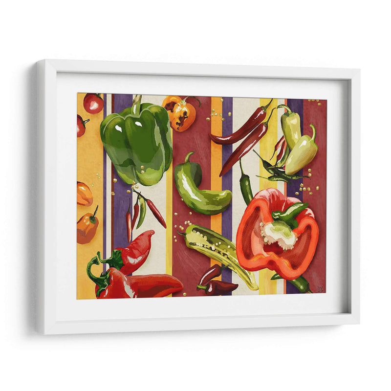 Sarape Peppers Ii - Jade Reynolds | Cuadro decorativo de Canvas Lab