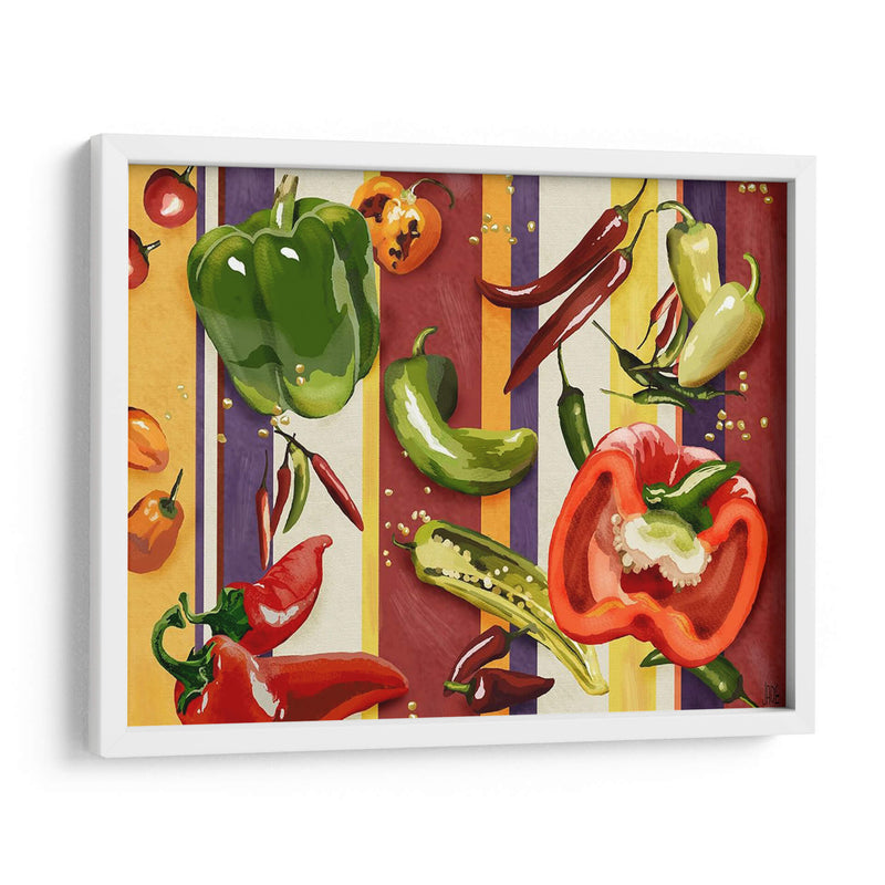 Sarape Peppers Ii - Jade Reynolds | Cuadro decorativo de Canvas Lab