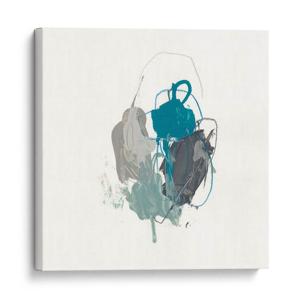 Gesto De Teal I - June Erica Vess | Cuadro decorativo de Canvas Lab