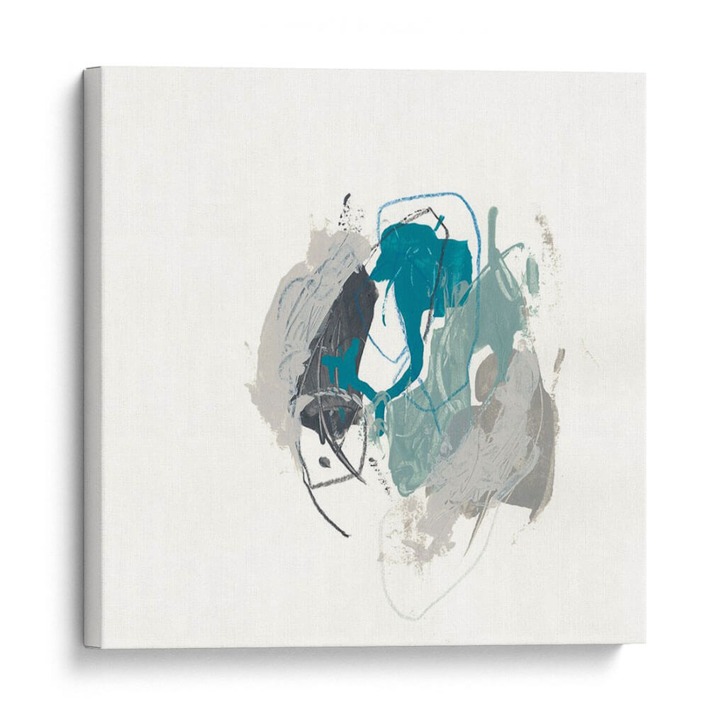 Gesto Teal Iv - June Erica Vess | Cuadro decorativo de Canvas Lab