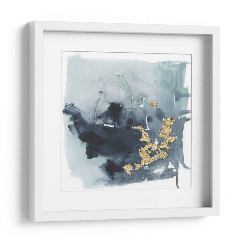 Ceruleano Y Oro I - Victoria Borges | Cuadro decorativo de Canvas Lab