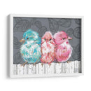 Bird Trio I - Jennifer Rutledge | Cuadro decorativo de Canvas Lab