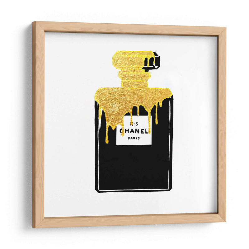 Chanel no5 Oro - David Aste | Cuadro decorativo de Canvas Lab