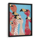 Bandada De Flamencos I - Jennifer Rutledge | Cuadro decorativo de Canvas Lab
