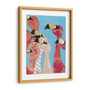 Bandada De Flamencos I - Jennifer Rutledge | Cuadro decorativo de Canvas Lab