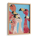 Bandada De Flamencos I - Jennifer Rutledge | Cuadro decorativo de Canvas Lab