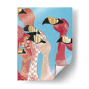Bandada De Flamencos I - Jennifer Rutledge | Cuadro decorativo de Canvas Lab