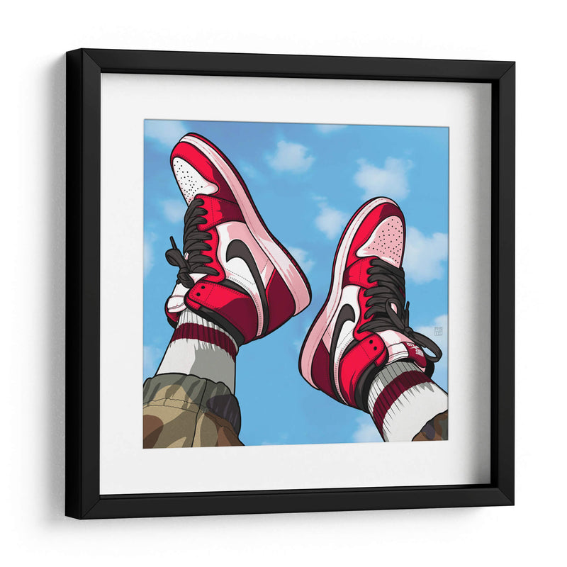 Jordan 1 Chicago - David Aste | Cuadro decorativo de Canvas Lab