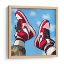 Jordan 1 Chicago - David Aste | Cuadro decorativo de Canvas Lab