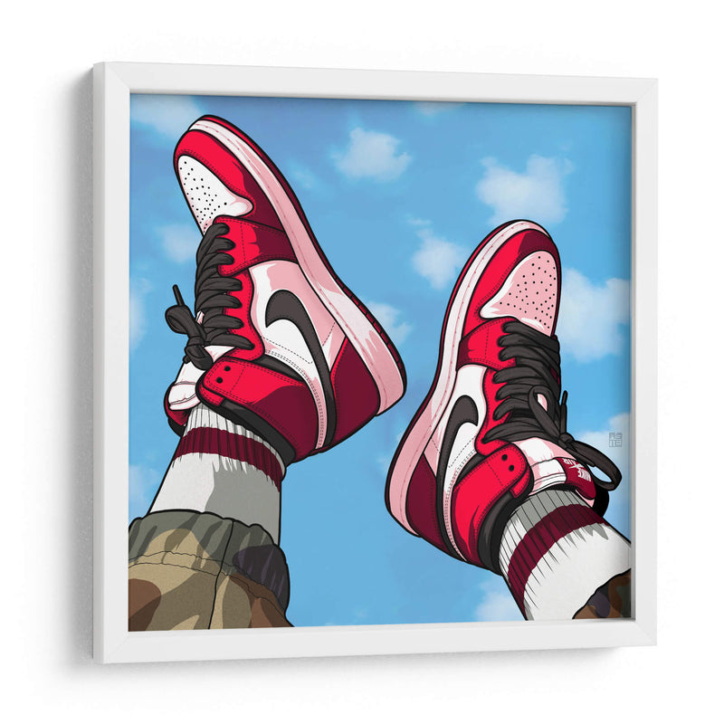 Jordan 1 Chicago - David Aste | Cuadro decorativo de Canvas Lab