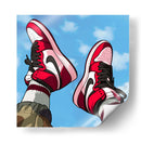 Jordan 1 Chicago - David Aste | Cuadro decorativo de Canvas Lab