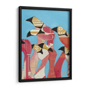 Bandada De Flamencos Ii - Jennifer Rutledge | Cuadro decorativo de Canvas Lab