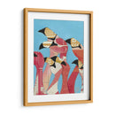 Bandada De Flamencos Ii - Jennifer Rutledge | Cuadro decorativo de Canvas Lab