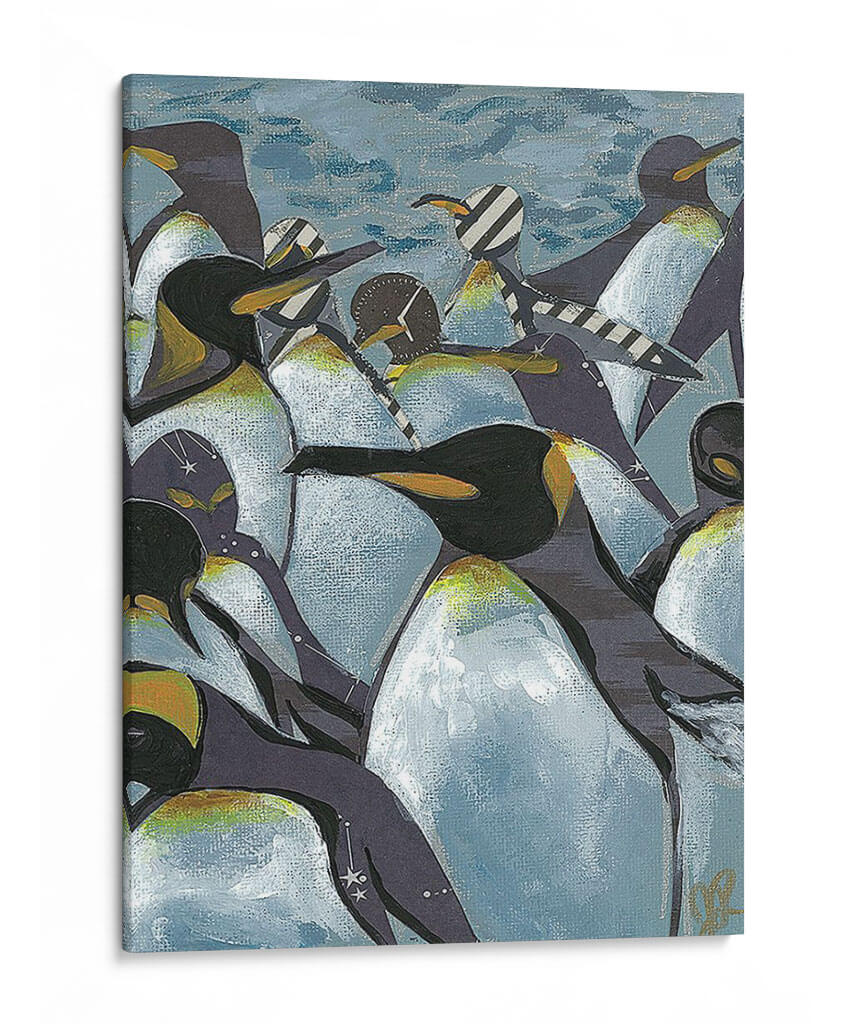 Colonia De Pingüinos Ii - Jennifer Rutledge | Cuadro decorativo de Canvas Lab