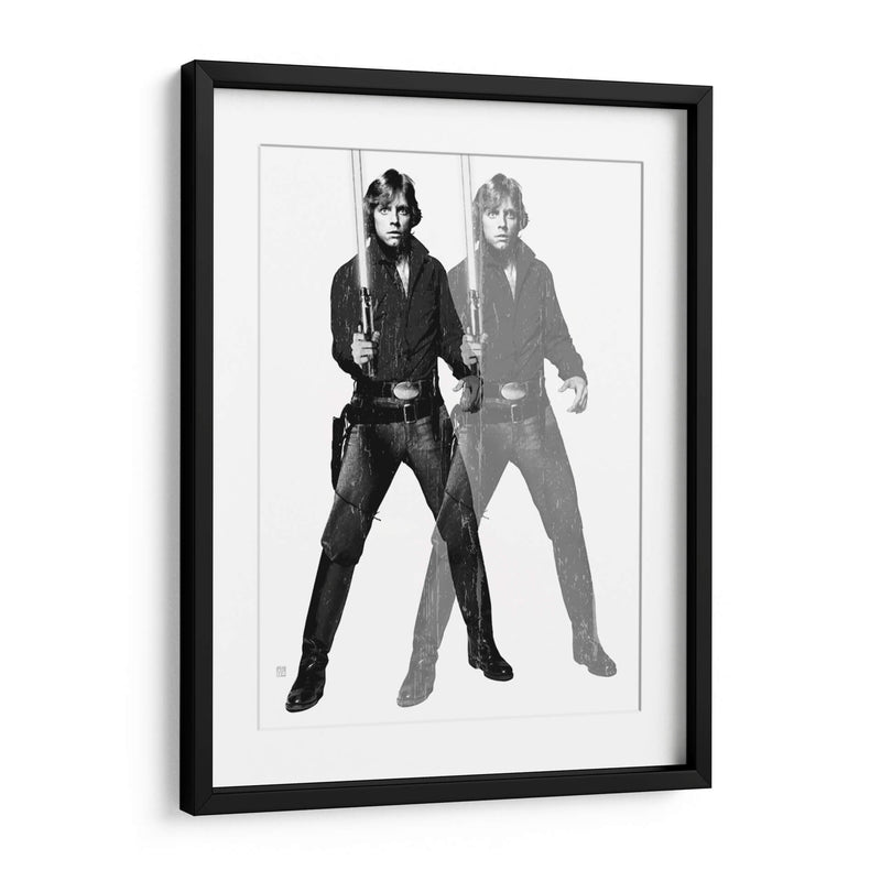 Luke Warhol Mono - David Aste | Cuadro decorativo de Canvas Lab