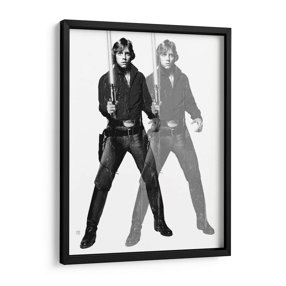 Luke Warhol Mono - David Aste | Cuadro decorativo de Canvas Lab