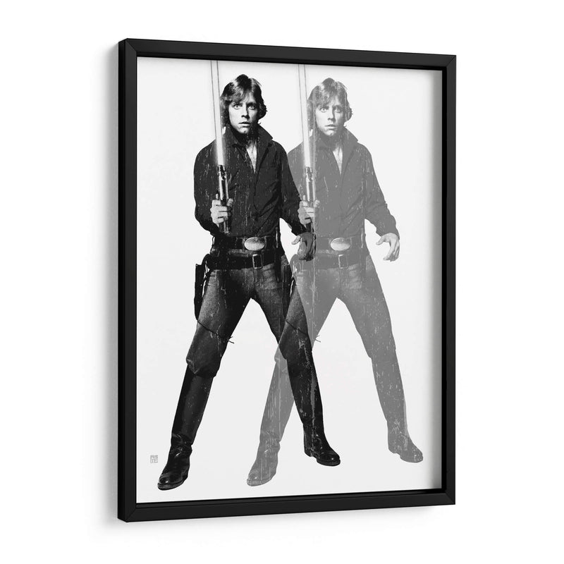 Luke Warhol Mono - David Aste | Cuadro decorativo de Canvas Lab