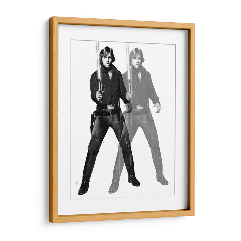 Luke Warhol Mono - David Aste | Cuadro decorativo de Canvas Lab