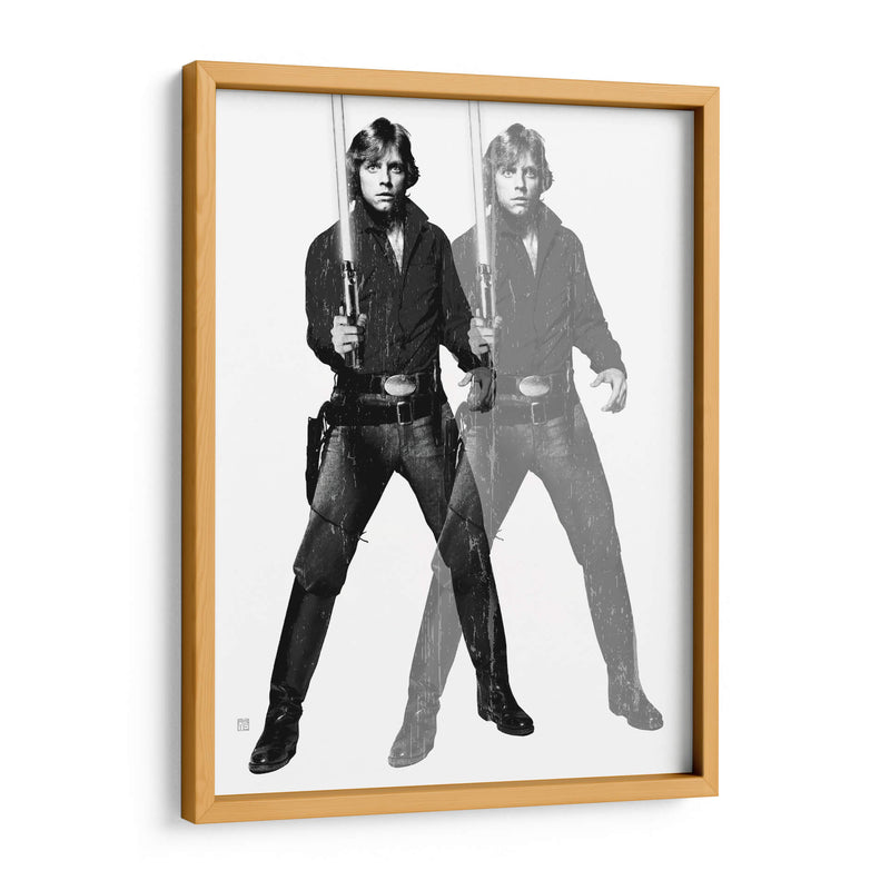 Luke Warhol Mono - David Aste | Cuadro decorativo de Canvas Lab