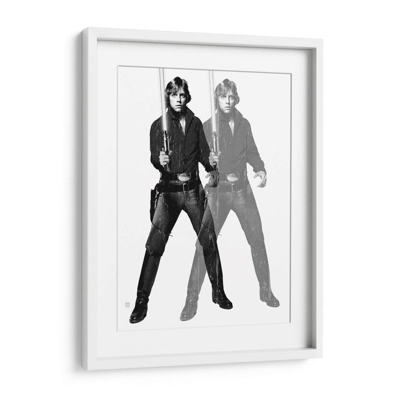 Luke Warhol Mono - David Aste | Cuadro decorativo de Canvas Lab