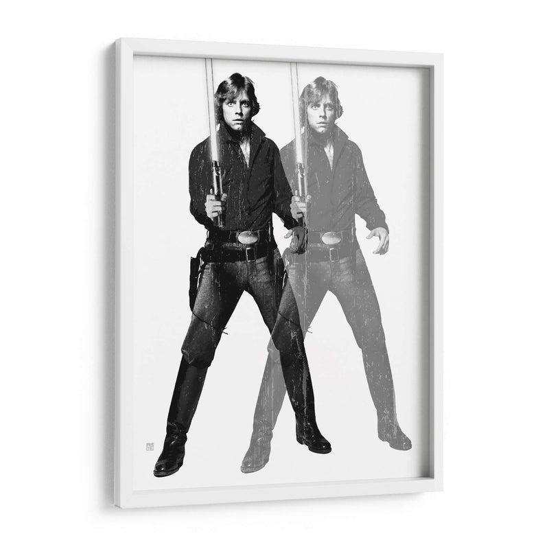 Luke Warhol Mono - David Aste | Cuadro decorativo de Canvas Lab