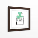 No 1 Cares Green - David Aste | Cuadro decorativo de Canvas Lab